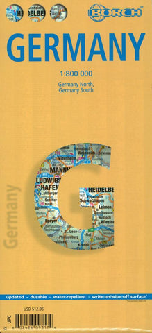 Buy map Germany by Borch GmbH.