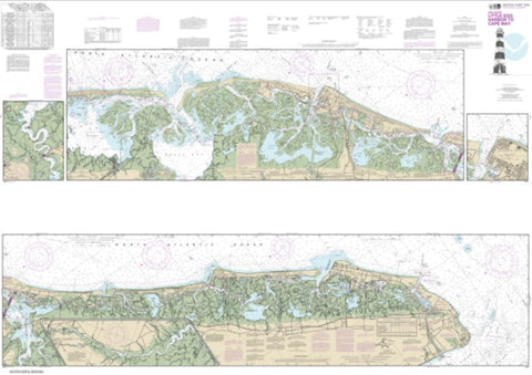 Buy map Intracoastal Waterway Little Egg Harbor to Cape May; Atlantic City (12316-35) by NOAA