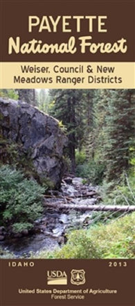 Buy map Payette National Forest - Weiser, Council and New Meadows Ranger Districts Map - Waterproof