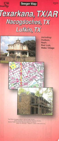 Buy map Texarkana, Texas and Arkansas by The Seeger Map Company Inc.