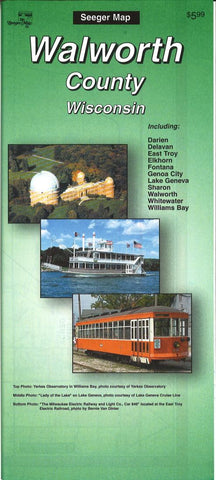 Buy map Walworth County, Wisconsin by The Seeger Map Company Inc.