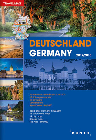 Buy map Germany, Road Atlas Travelmag (German/English ed) by Kunth Verlag