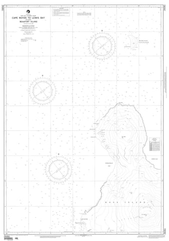 Buy map Cape Royds To Lewis Bay Including Beaufort Island (NGA-29281-1) by National Geospatial-Intelligence Agency
