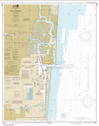 Buy map Fort Lauderdale Port Everglades (11470-40) by NOAA