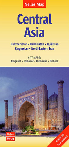 Buy map Central Asia by Nelles Verlag GmbH