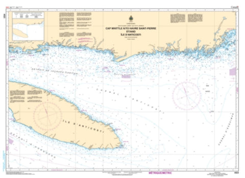 Buy map Cap Whittle a/to Havre-Saint-Pierre et/and Ile dAnticosti by Canadian Hydrographic Service