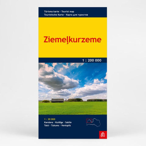 Buy map Ziemekurzeme : trisma karte 1:200 000 = Ziemekurzeme : tourist map 1:200 000