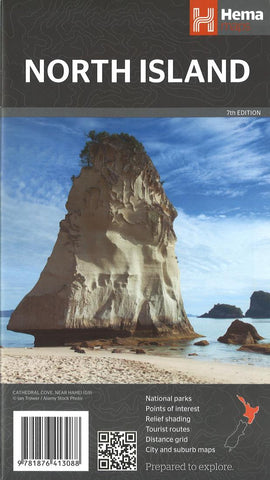 Buy map New Zealand, North Island by Hema Maps