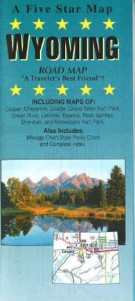 Buy map Wyoming by Five Star Maps, Inc.
