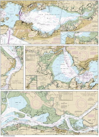 Buy map San Francisco Bay to Antioch (18652-36) by NOAA