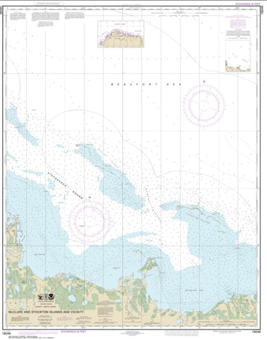 Buy map McClure and Stockton Islands and vicinity (16046-8) by NOAA