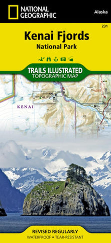 Buy map Kenai Fjords National Park, Map 231 by National Geographic Maps