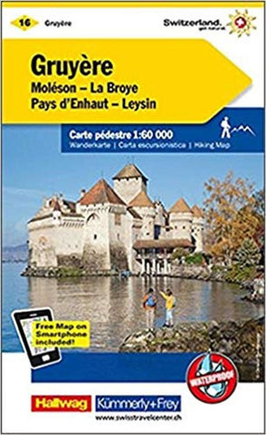 Buy map Gruyere : Switzerland Hiking Map #16