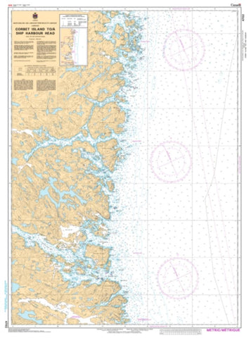 Buy map Corbet Island to/a Ship Harbour Head by Canadian Hydrographic Service