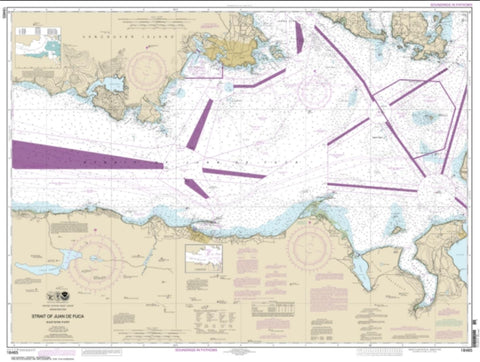 Buy map Strait of Juan de Fuca-eastern part (18465-39) by NOAA
