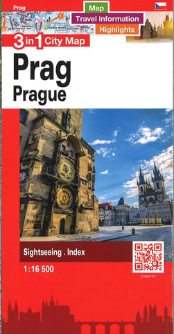 Buy map Prague 3 in 1 City Map