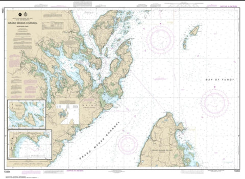 Buy map Grand Manan Channel Northern Part; North Head and Flagg Cove (13394-5) by NOAA