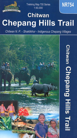 Buy map Chepang Hills Trail, Chitwan National Park, Nepal
