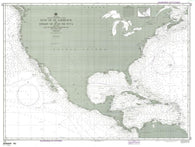 Buy map Gulf Of St. Lawrence To Strait Of Juan De Fuca (NGA-145) by National Geospatial-Intelligence Agency