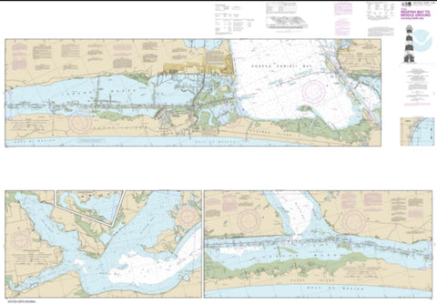 Buy map Intracoastal Waterway Redfish Bay to Middle Ground (11308-25) by NOAA