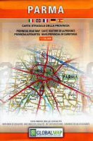 Buy map Parma Province, Italy by Litografia Artistica Cartografica
