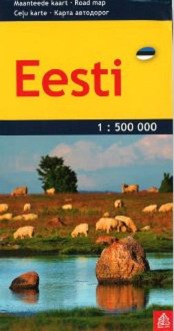 Buy map Estonia road map by Jana Seta