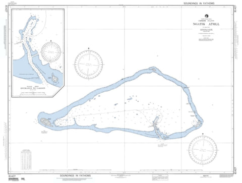 Buy map Ngatik Atoll Caroline Islands (NGA-81427-2) by National Geospatial-Intelligence Agency