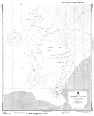 Buy map Cape Royds To Hut Point (NGA-29322-3) by National Geospatial-Intelligence Agency