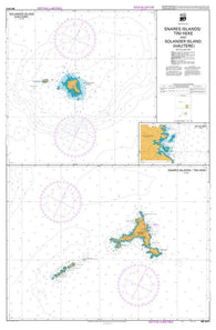 Buy map SNARES ISLANDS/TINI KEKE AND SOLANDER ISLAND (HAUTERE): HO HO BAY / (2411) by Land Information New Zealand (LINZ)