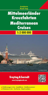 Buy map Mittelmeerländer kreuzfahrten = Mediterranean cruises