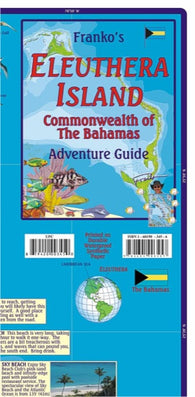 Buy map Bahamas Map, Eleuthera Island Adventure Guide, folded, 2011 by Frankos Maps Ltd.