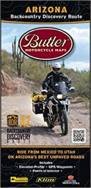 Buy map Arizona Backcountry Discovery Route by Butler Motorcycle Maps