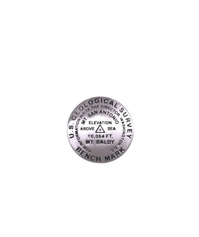 Buy map Mt. Baldy, California lapel pin