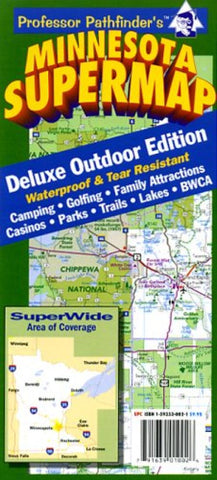 Buy map Minnesota Supermap Professor Pathfinder