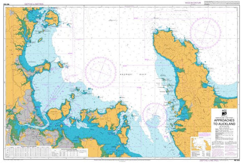 Buy map APPROACHES TO AUCKLAND (NZ532) by Land Information New Zealand (LINZ)