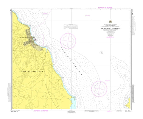Buy map Santa Rosalia y Proximidades by Secretaria de Marina