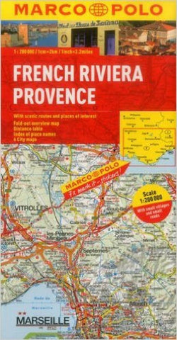 Buy map French Riviera and Provence, France by Marco Polo Travel Publishing Ltd