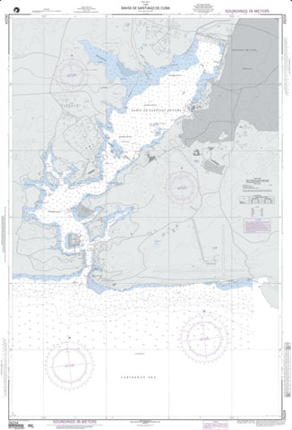 Buy map Bahia De Santiago De Cuba (NGA-26224-32) by National Geospatial-Intelligence Agency