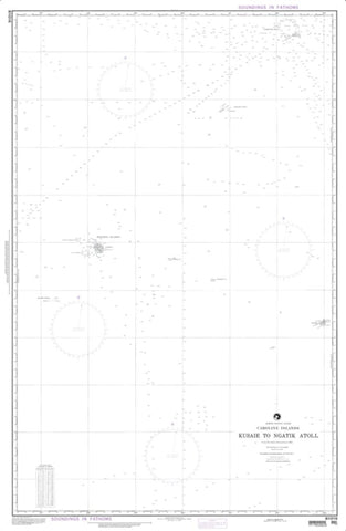 Buy map Kusaie Island To Ngatik Atoll (Caroline Islands) (NGA-81016-1) by National Geospatial-Intelligence Agency