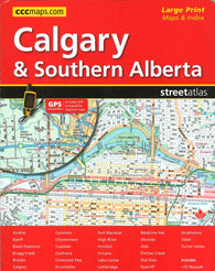 Buy map Calgary and Southern Alberta Street Atlas (Large Print) by Canadian Cartographics Corporation