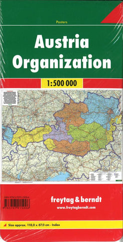 Buy map Austria organization : 1:500,000
