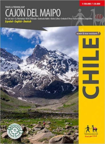 Buy map Cajón del Maipo - Travel & Trekking Map
