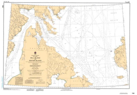 Buy map Mill Island to Winter Island by Canadian Hydrographic Service
