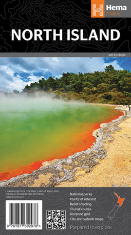 Buy map New Zealand, North Island by Hema Maps
