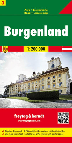 Buy map Austria, Burgenland by Freytag-Berndt und Artaria
