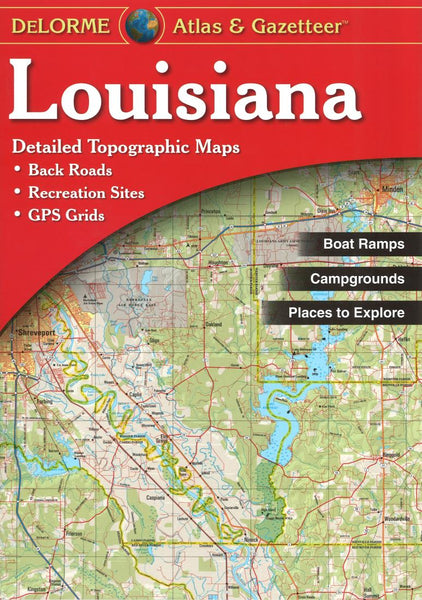 Buy map Louisiana Atlas and Gazetteer by DeLorme