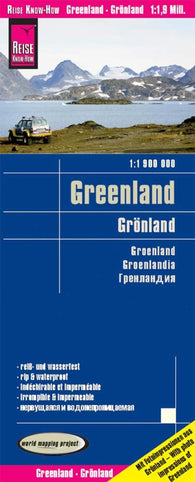 Buy map Greenland Travel Map