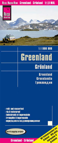 Buy map Greenland Travel Map