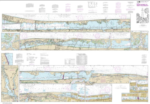 Buy map Intracoastal Waterway Palm Shores to West Palm Beach; Loxahatchee River (11472-36) by NOAA