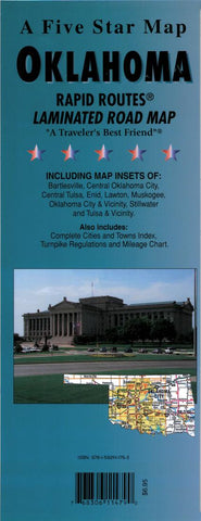 Buy map Oklahoma Rapid Routes by Five Star Maps, Inc.